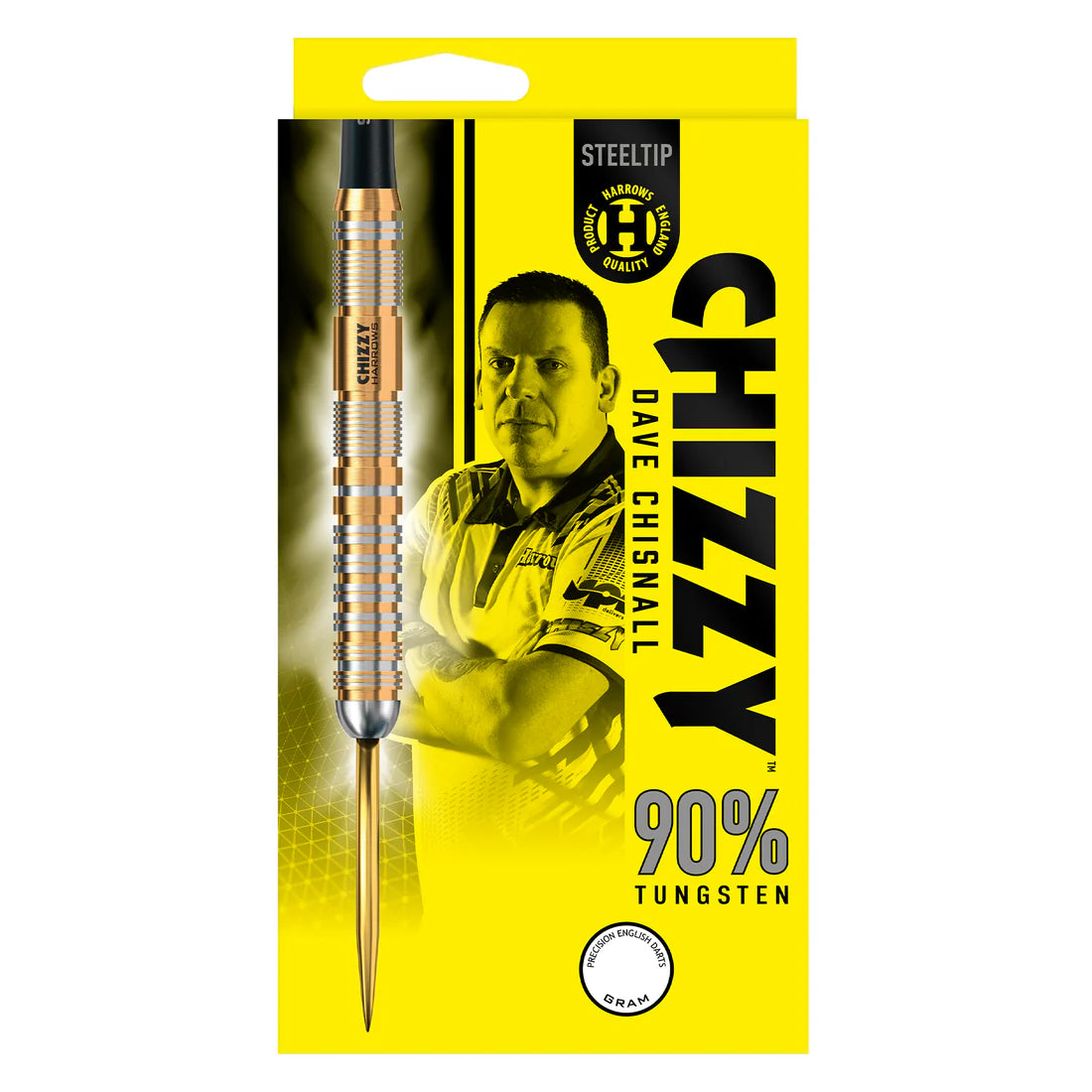 HARROWS CHIZZY 90% SERIES 2 STEEL TIP DARTS