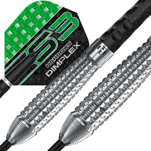 HARROWS DIMPLEX S3 BOMB PROFILE 90% STEEL TIP DARTS
