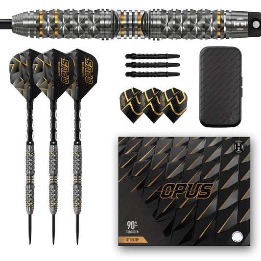 HARROWS OPUS 90% STEEL TIP DARTS