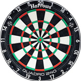 HARROWS QUADRO 240 DARTBOARD - PROFESSIONAL - AFRICAN SISAL