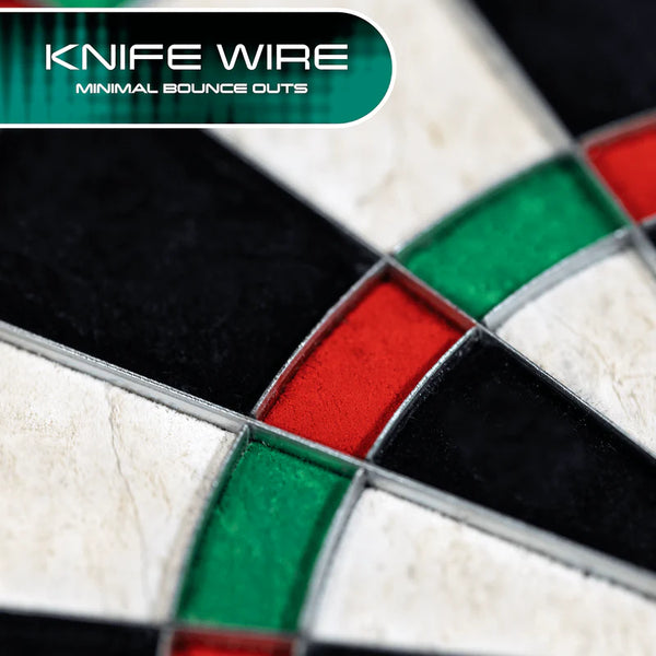 HARROWS QUADRO 240 DARTBOARD - PROFESSIONAL - AFRICAN SISAL