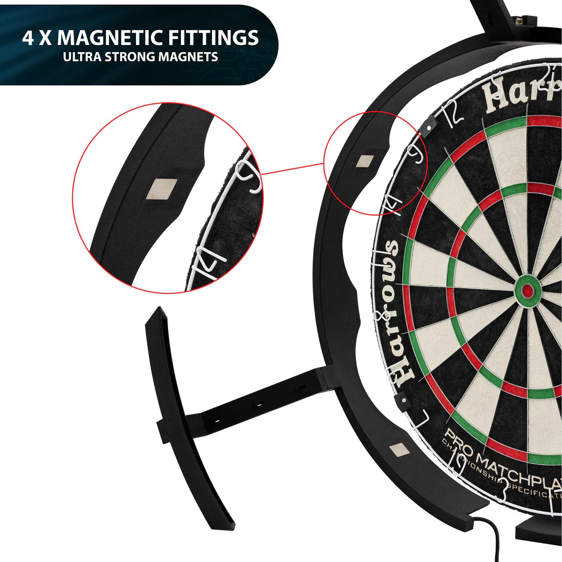 HARROWS TRILIGHT - ULTRA BRIGHT LED DARTBOARD LIGHTING SYSTEM