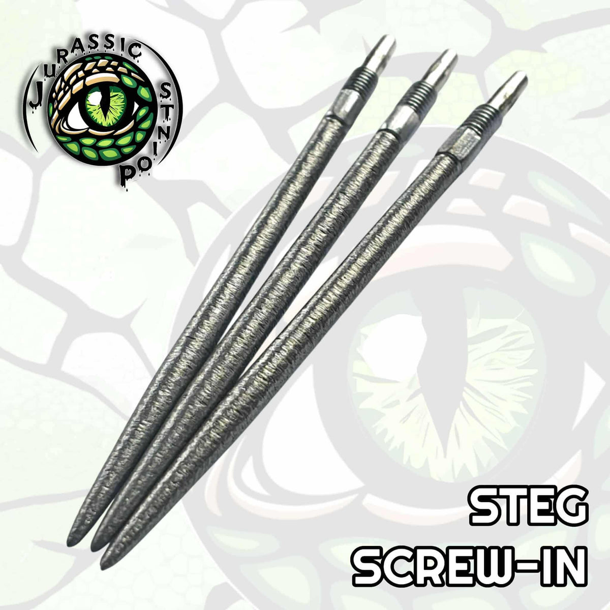 JURASSIC STEEL DART POINTS - STEG - **SCREW-IN VERSION**