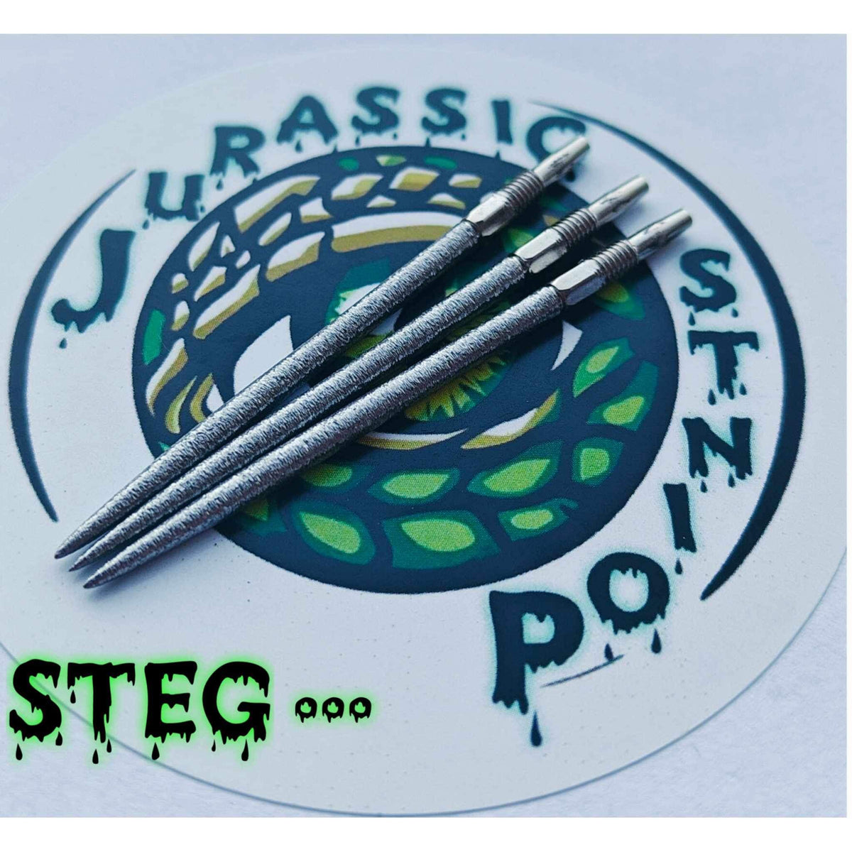 JURASSIC STEEL DART POINTS - STEG - **SCREW-IN VERSION**