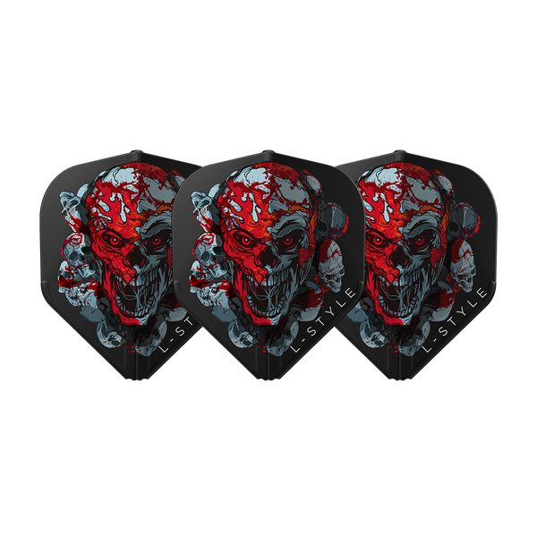 L-STYLE CHAMPAGNE EZ L1 RYAN SEARLE V4 BLACK DART FLIGHTS TRIO