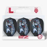 L-STYLE EZ L1 SHO OKANO V1 BLACK DART FLIGHTS PACKAGING
