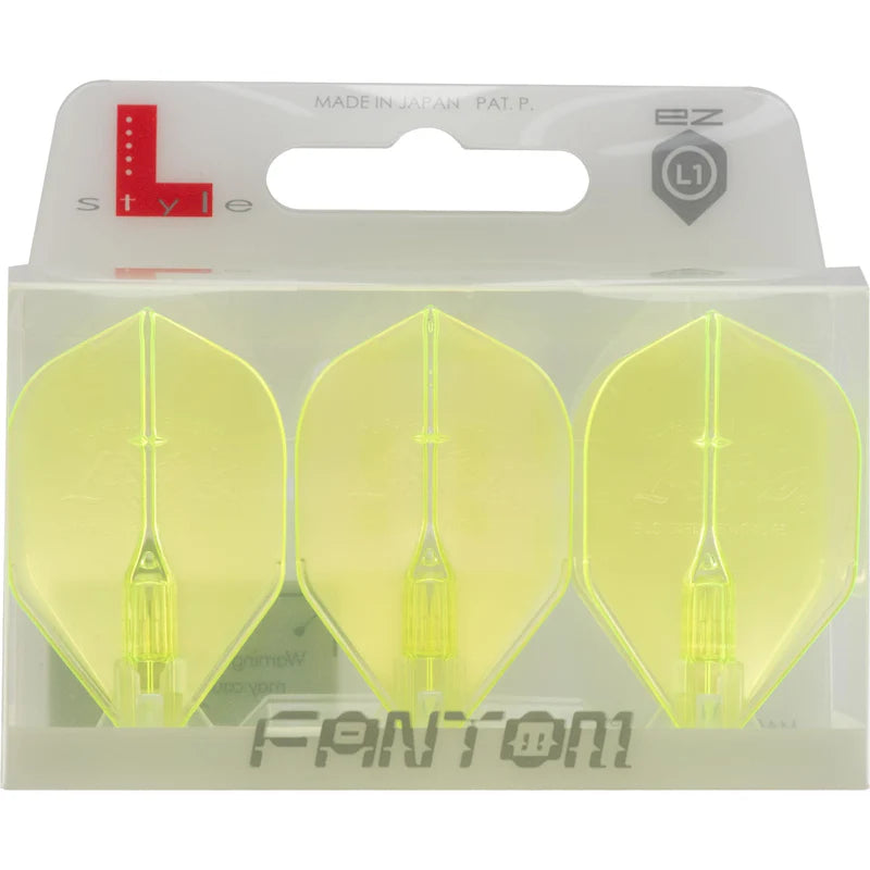 L-STYLE FANTOM EZ L1 STANDARD NEON YELLOW DART FLIGHTS