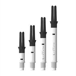 L-STYLE L-SHAFT SILENT SPIN CARBON WHITE DART SHAFTS