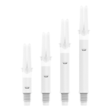 L-STYLE L-SHAFT SILENT SPIN STRAIGHT WHITE DART SHAFTS
