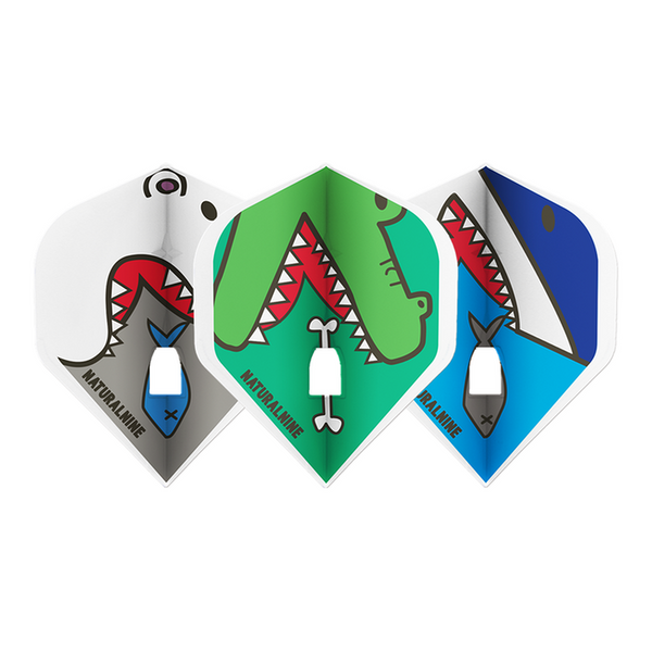 L-STYLE L1 CHAMPAGNE STANDARD N9 CAUTION PREDATORS MIX DART FLIGHTS