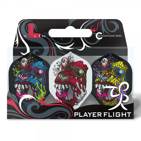 L-STYLE L1 CHAMPAGNE STANDARD SHINGO ENOMATA V3 DART FLIGHTS