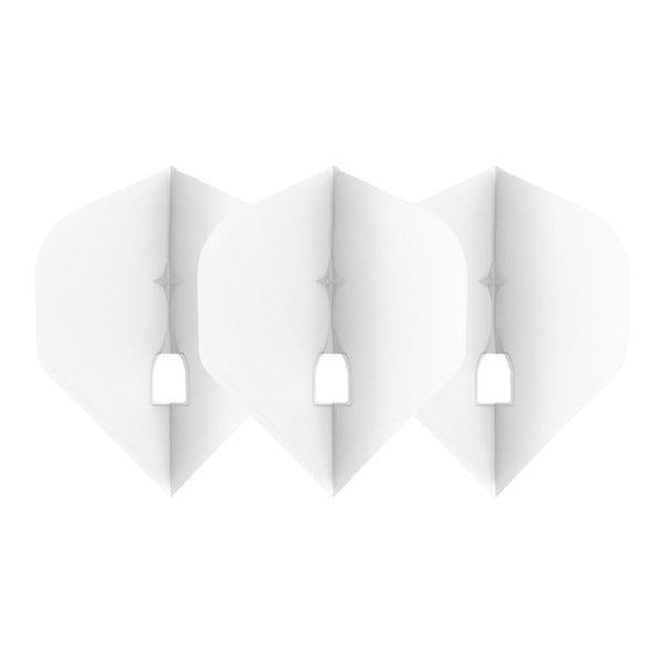 L-STYLE L1 PRO CHAMPAGNE RING STANDARD SOLID WHITE DART FLIGHTS