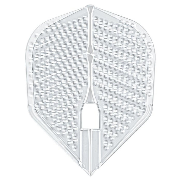 L-STYLE L3 PRO CHAMPAGNE RING DIMPLE CLEAR DART FLIGHTS