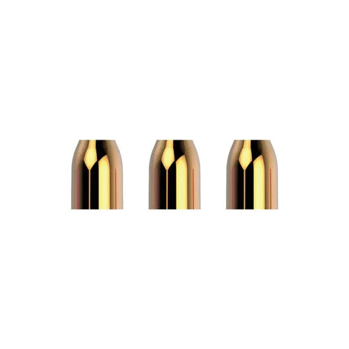 L-STYLE PREMIUM METAL CHAMPAGNE RINGS GOLD