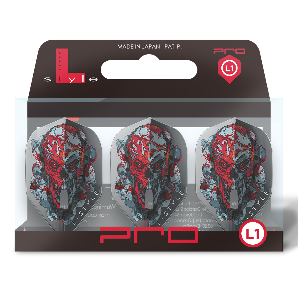 L-STYLE RYAN SEARLE L1 PRO V4 CLEAR BLACK DART FLIGHTS PACK