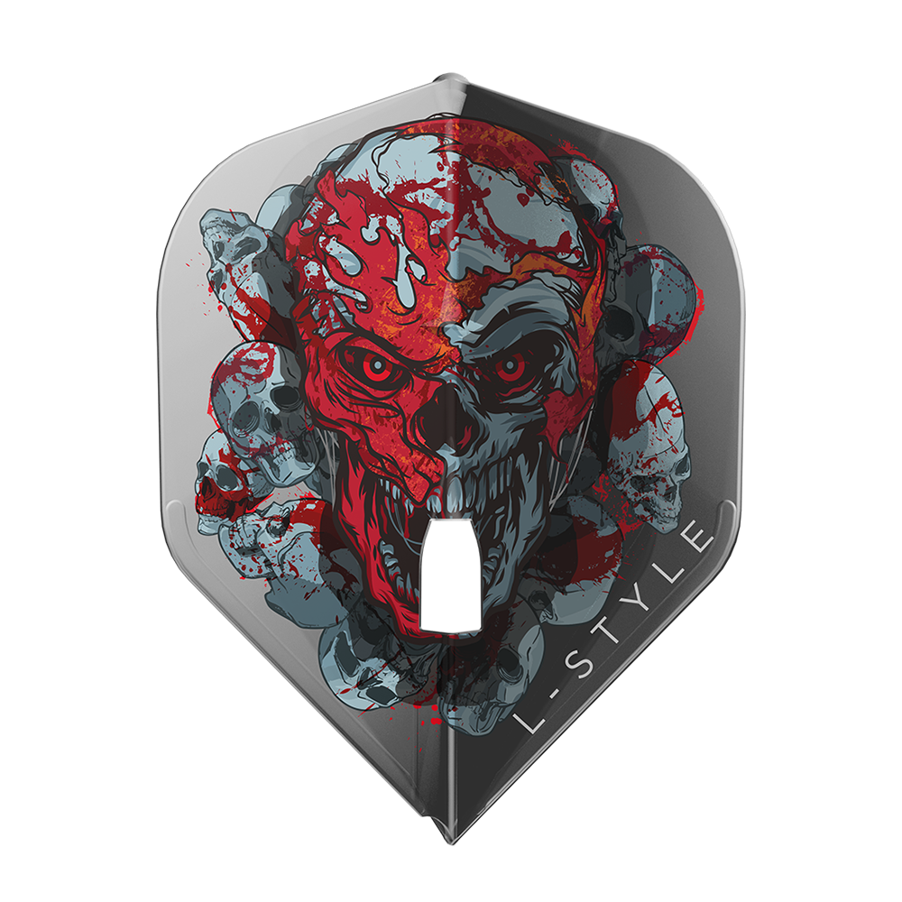 L-STYLE RYAN SEARLE L1 PRO V4 CLEAR BLACK DART FLIGHTS SINGLE