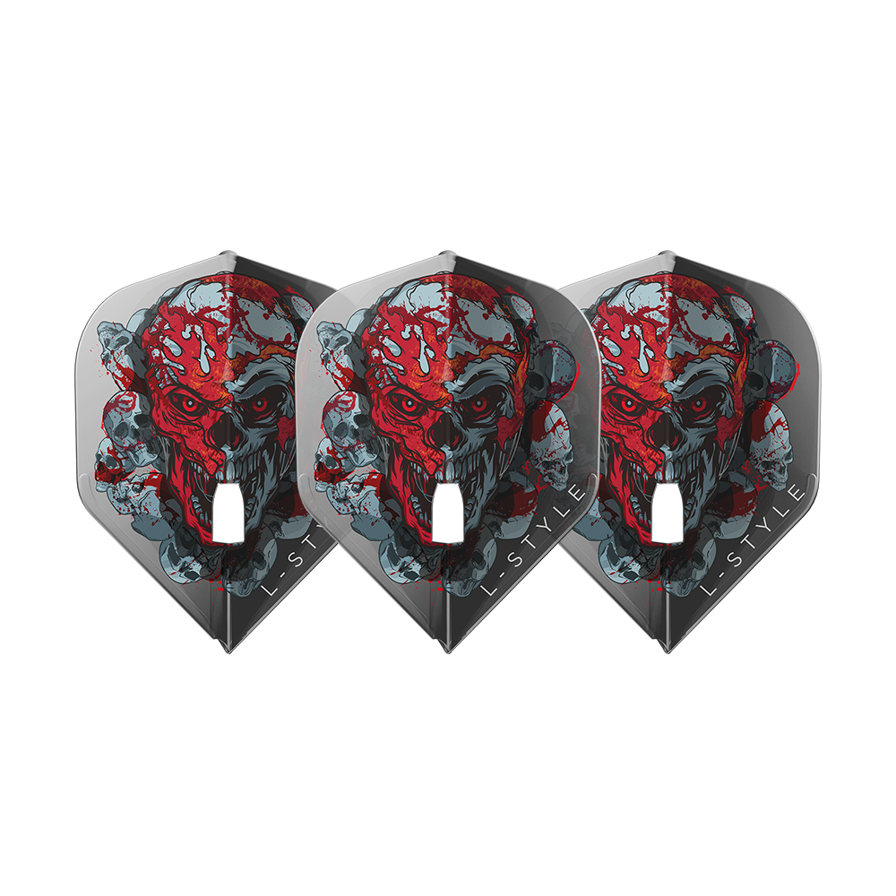 L-STYLE RYAN SEARLE L1 PRO V4 CLEAR BLACK DART FLIGHTS TRIO