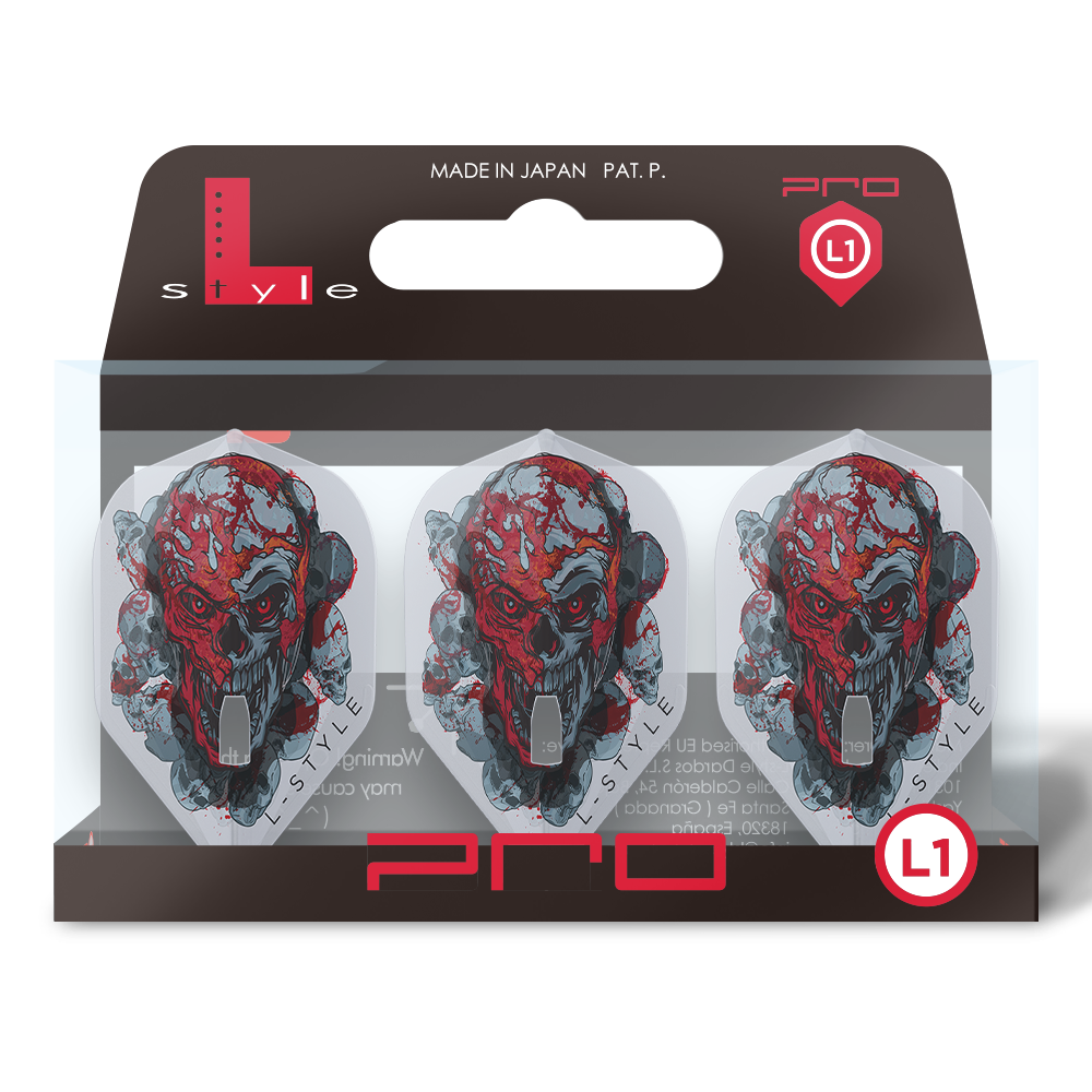 L-STYLE RYAN SEARLE L1 PRO V4 CLEAR WHITE DART FLIGHTS PACK
