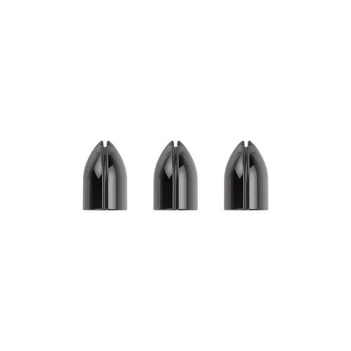 L-STYLE SHELL LOCK RINGS CLEAR BLACK