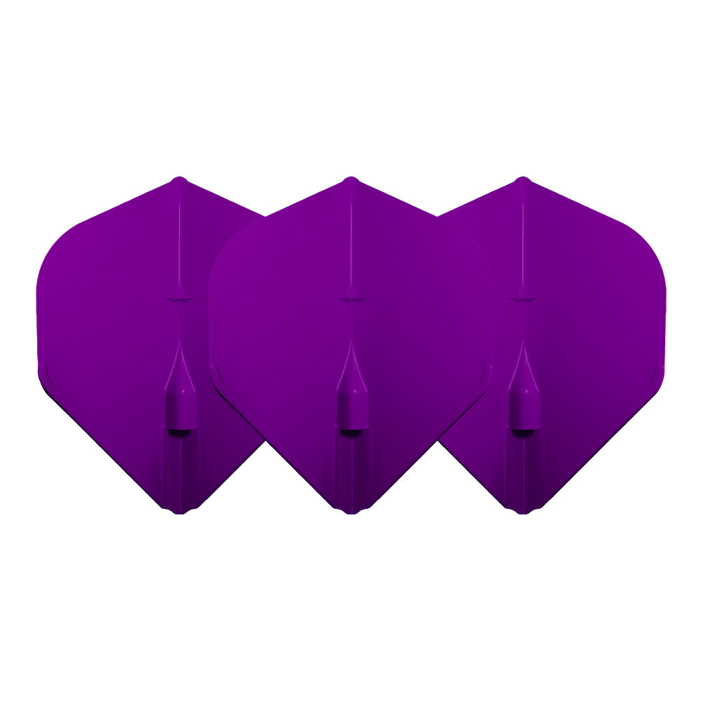 L-STYLE CHAMPAGNE EZ L1 STANDARD DEEP PURPLE DART FLIGHTS