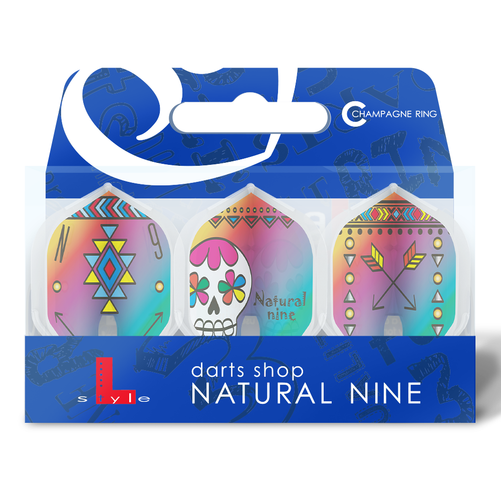 L-STYLE L1 PRO CHAMPAGNE STANDARD N9 MEXIFUL CLEAR WHITE DART FLIGHTS