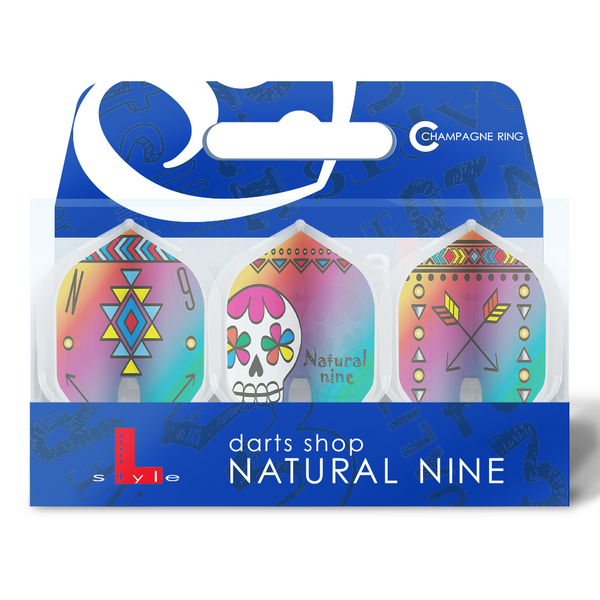 L-STYLE L1 PRO CHAMPAGNE STANDARD N9 MEXIFUL CLEAR WHITE DART FLIGHTS