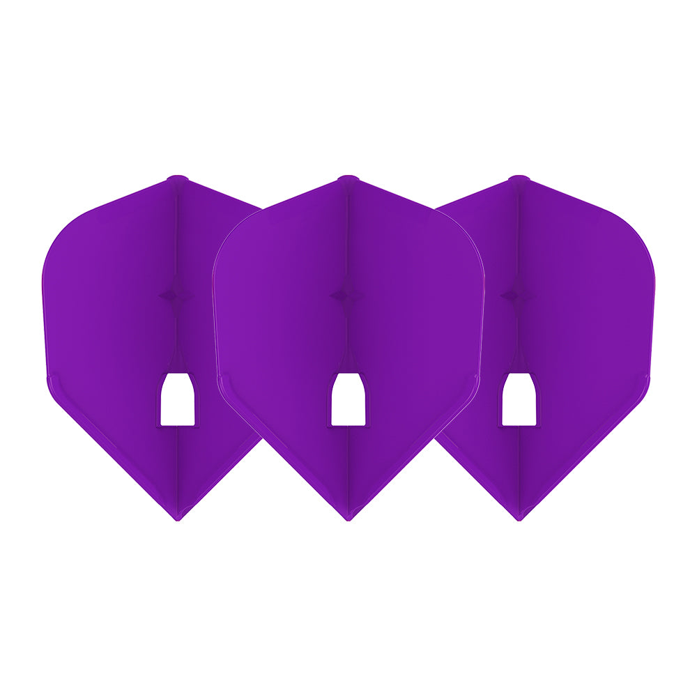 L-STYLE L3 PRO CHAMPAGNE RING DEEP PURPLE DART FLIGHTS
