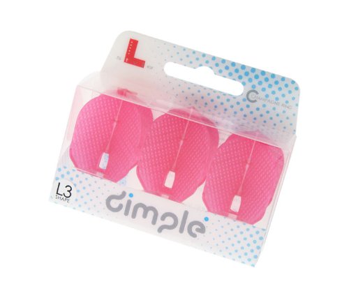 L-STYLE L3 PRO CHAMPAGNE RING DIMPLE PEARL PINK DART FLIGHTS