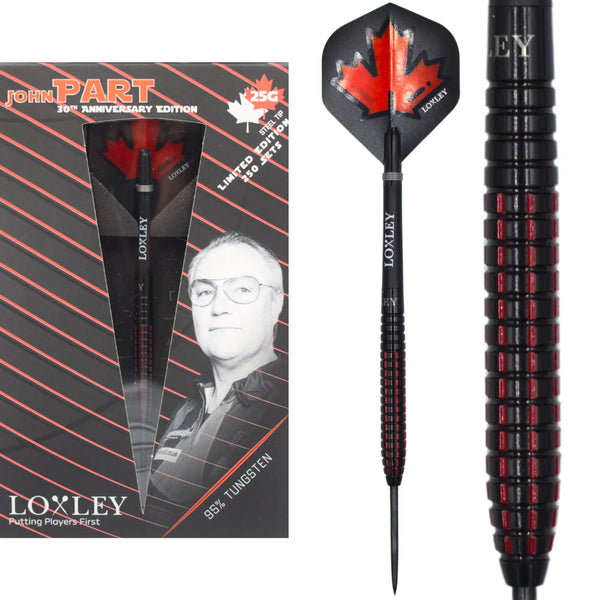 LOXLEYJOHN PART 30TH ANNIVERSARY EDITION 95% STEEL TIP DARTS