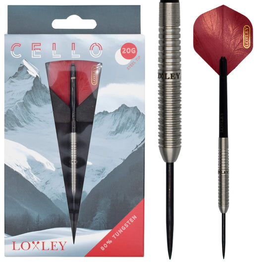 LOXLEY CELLO 20G 80% STEEL TIP DARTS