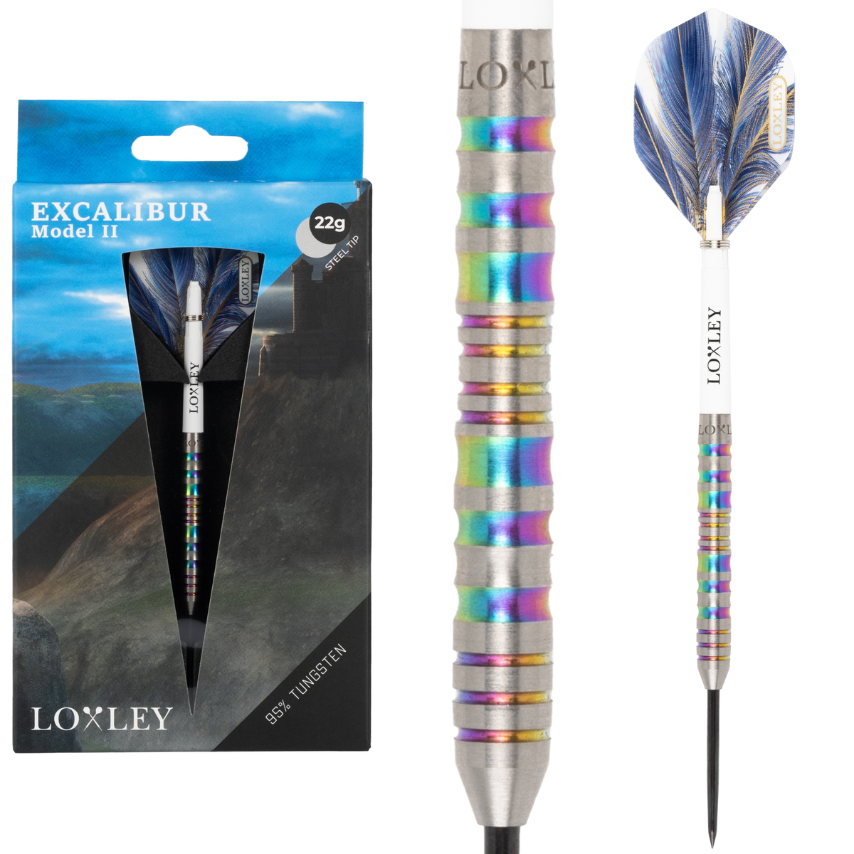 LOXLEY EXCALIBUR 95 MODEL II 95% STEEL TIP DARTS