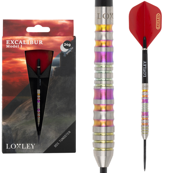 LOXLEY EXCALIBUR 95 MODEL I 95% STEEL TIP DARTS