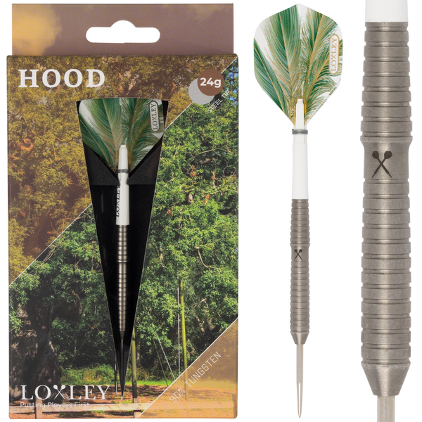 LOXLEY HOOD STEEL 90% STEEL TIP DARTS
