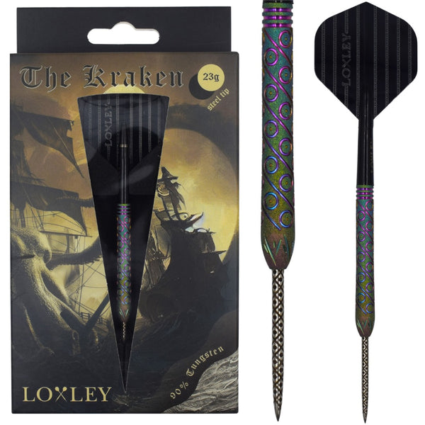 LOXLEY KRAKEN’S REVENGE LIMITED 'CHAMELEON' EDITION 23G STEEL TIP DARTS