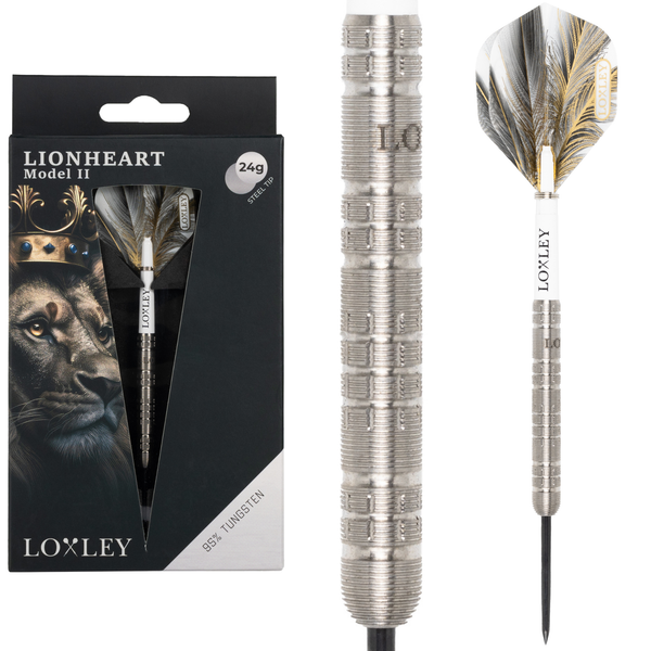 LOXLEY LIONHEART 95 MODEL II 95% STEEL TIP DARTS