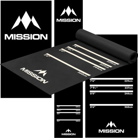 MISSION HEAVY DUTY RUBBER - PRO LEVEL DART MAT