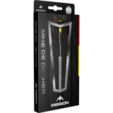 MISSION MIKE DE DECKER 95% STEEL TIP DARTS - SILVER 2