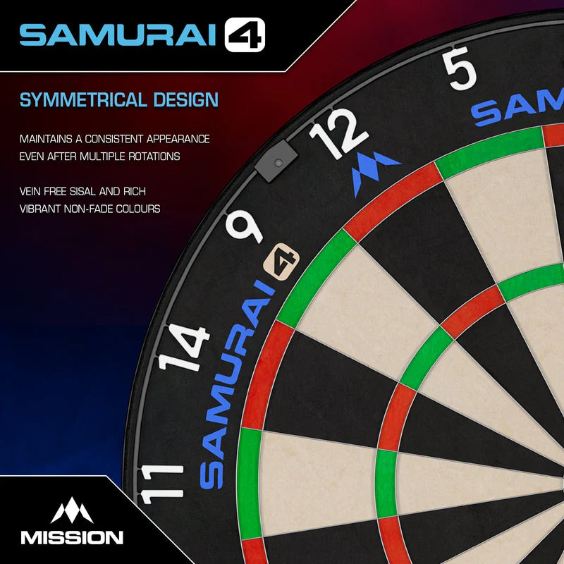 MISSION SAMURAI 4 DARTBOARD