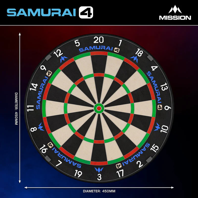 MISSION SAMURAI 4 DARTBOARD