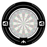 MISSION SAMURAI 4 DARTBOARD SURROUND WHITE EDITION