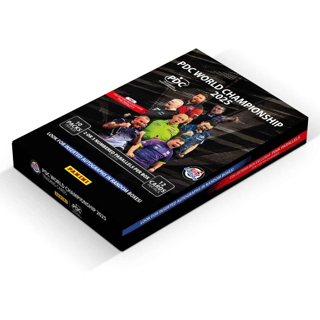 PANINI PDC WORLD CHAMPIONSHIP OF DARTS 2025 TRADING CARD COLLECTION - COLLECTORS BOX