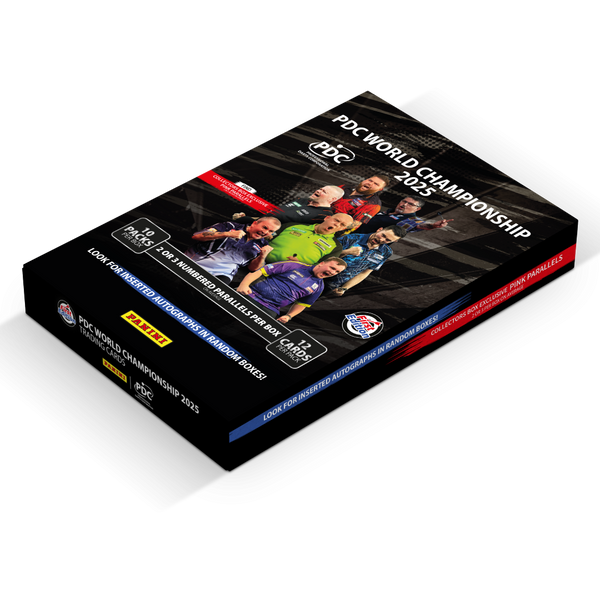 PANINI PDC WORLD CHAMPIONSHIP OF DARTS 2025 TRADING CARD COLLECTION - COLLECTORS BOX