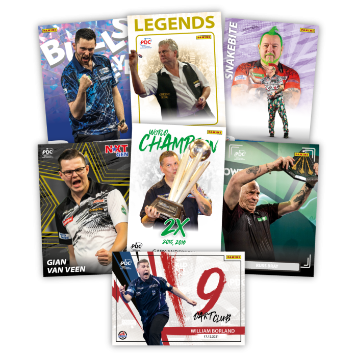 PANINI PDC WORLD CHAMPIONSHIP OF DARTS 2025 TRADING CARD COLLECTION - COLLECTORS BOX