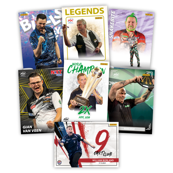 PANINI PDC WORLD CHAMPIONSHIP OF DARTS 2025 TRADING CARD COLLECTION - COLLECTORS BOX