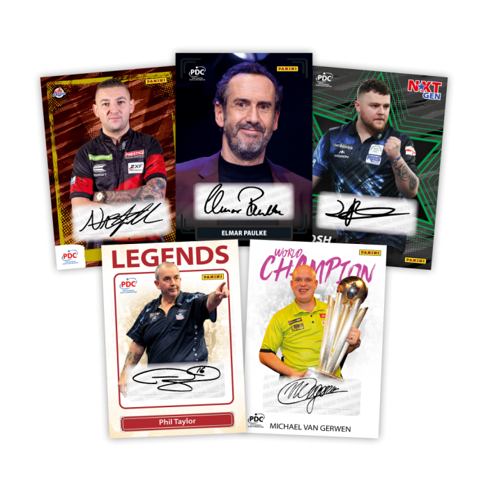 PANINI PDC WORLD CHAMPIONSHIP OF DARTS 2025 TRADING CARD COLLECTION - COLLECTORS BOX