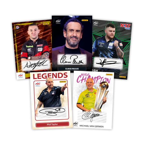 PANINI PDC WORLD CHAMPIONSHIP OF DARTS 2025 TRADING CARD COLLECTION - COLLECTORS BOX