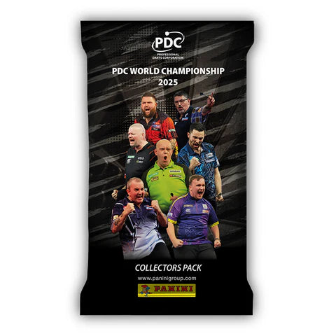 PANINI PDC WORLD CHAMPIONSHIP OF DARTS 2025 TRADING CARD COLLECTION - SINGLE PACK (12 CARDS)