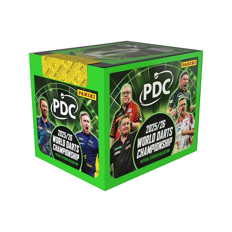 PDC 2026 WORLD CHAMPIONSHIP DARTS STICKER COLLECTION - DISPLAY BOX 36