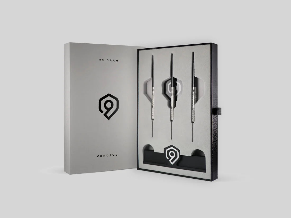 PERFECT NINE CONCAVE 90% STEEL TIP DARTS 1