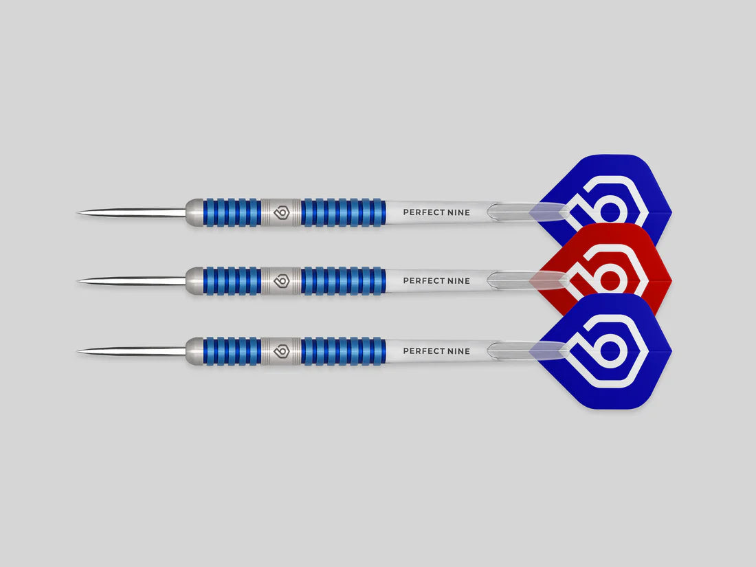 PERFECT NINE DARRYL PILGRIM 90% STEEL TIP DARTS